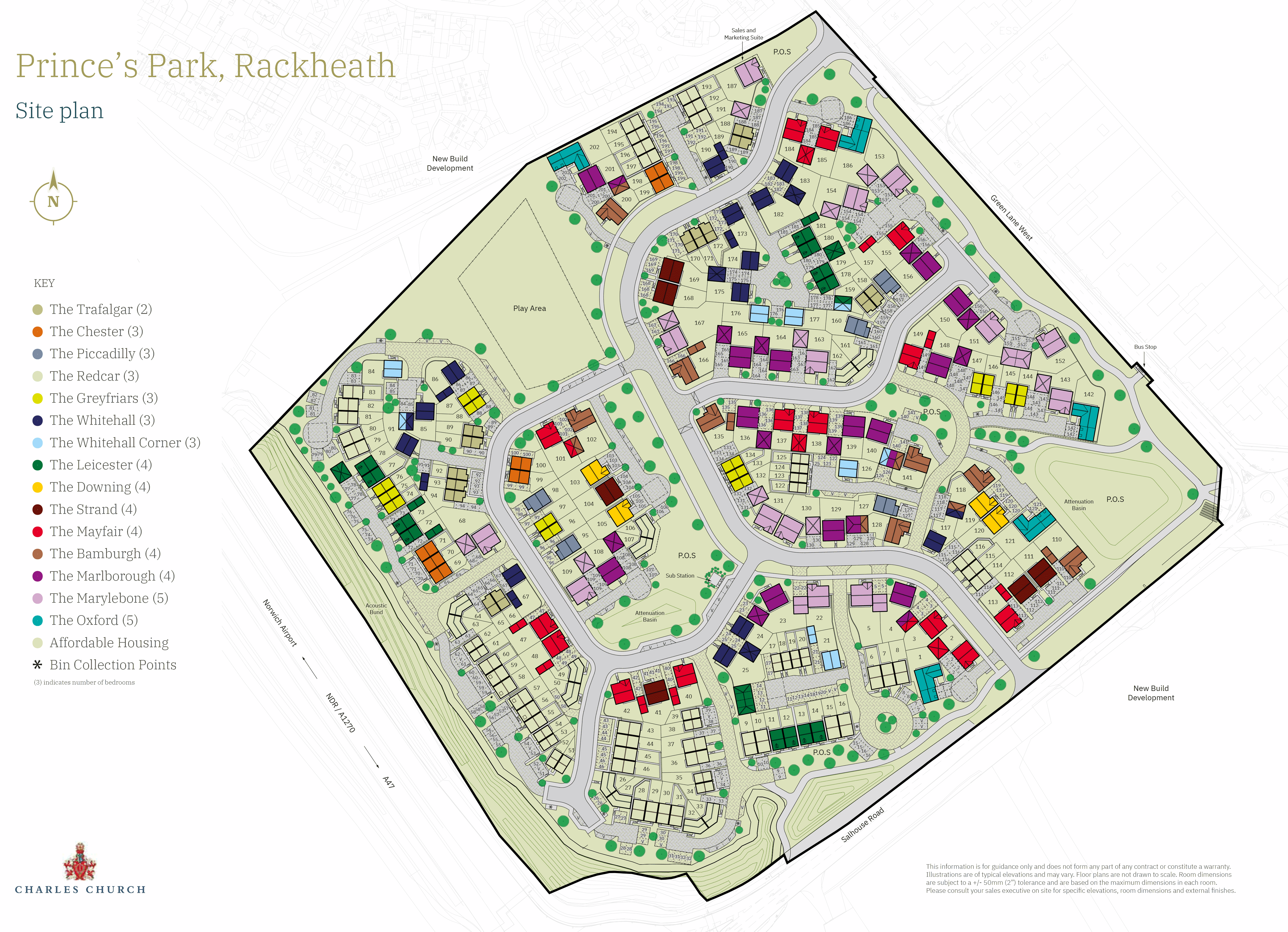 Site Plan - Prince's Park - website